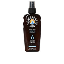 Mediterraneo Sun Coconut Suntan Oil Dark Tanning Spf6 200ml