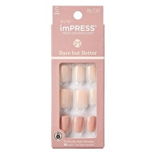 Kiss Self-adhesive Nails Impress Bbb Nail Simple Pleasure 30 Pcs