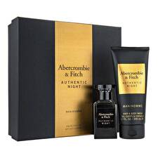 Abercrombie & Fitch Authentic Night Man Set Eau De Toilette 50ml & Hair & Bw 200ml