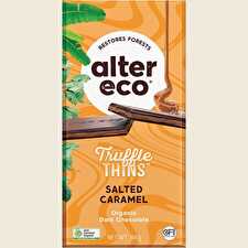 Chocolate Organic Salted Caramel Dark Truffle Thins 12x84g