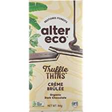 Chocolate Organic Creme Brulee Dark Truffle Thins 12x84g