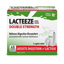 Lacteeze Double Strength Chewable (vanilla Flavour) 40c