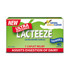 Lacteeze Ultra DS Chewable 40c