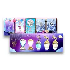 Anna Sui Woman Mini Set Eau De Toilette 5x 5ml (fantasia Mermaid & Sky & Secret Wish & Cosmic Sky & Fantasia)