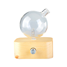 Amrita Court Nebuliser (diffuser) Wooden Base Geometry Square