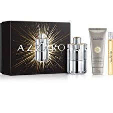 Azzaro Wanted Man Set Eau De Parfum 100ml & Eau De Parfum 10ml & Sg 75ml