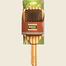 Bass Brushes Bamboo Hair Brush Large Square Paddle 1