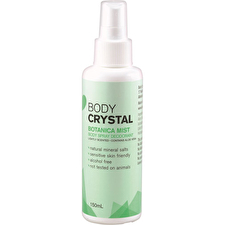 The Body Crystal Body Spray Deodorant Botanica Mist 150ml