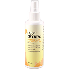 The Body Crystal Body Spray Deodorant Electrc Vanilla 150ml