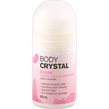 The Body Crystal Crystal Roll On Deodorant Desire 80ml
