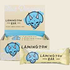 Blue Dinosaur Snack Bar Lamington 45g X 12 Display