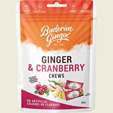 Ginger & Cranberry Chews 12x50g