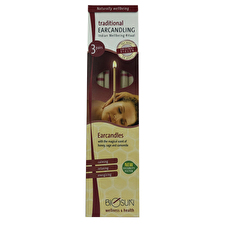 Biosun Ear Candles Traditional Wellbeing Ritual 3 Pairs