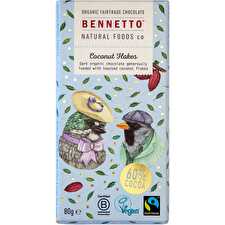 Organic Dark Chocolate Coconut flakes 12x80g