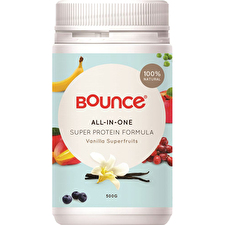 Bounce Shake AllinOne Sup Prot Form Vanlla Superfruits 500g