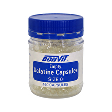 Bonvit Empty Gelatine Capsules Size 0 140c