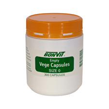 Bonvit Empty Vege Capsules Size 0 300c
