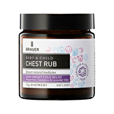 Brauer Baby and Child Chest Rub NonGreasy Cold Relief 75g
