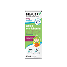 Brauer Baby and Toddler Multivitamin Liquid 45ml