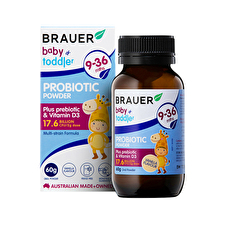 Brauer Baby and Toddler 9 to 36 months Probiotic Van Pwd 60g
