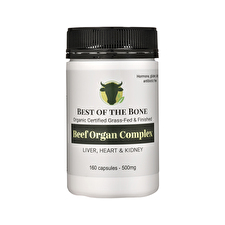 Best Of The Bone Organic Beef Organ Complex Liver Heart & Kidney 160c