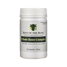 Best Of The Bone Whole Bone Complex Natural Calcium & Collagen 120c