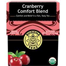 Organic Herbal Tea Bags Cranberry Comfort Blend 18pk
