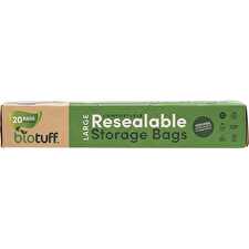 Resealable Large Storage Bags 27x30cm 20pk