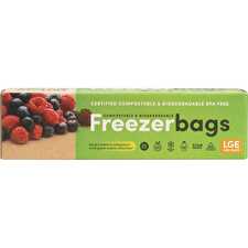 Compostable Freezer Bags Large 6L 20pk