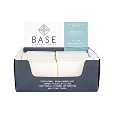 Base (soap With Impact) Soap Bar Coconut Castile (raw Bar) 120g X 10 Display