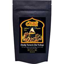 Organic Chunky Turmeric Chai Tea Bags 20pk