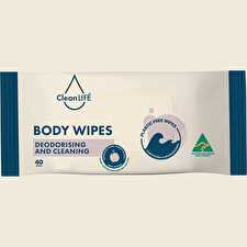 Body Plastic Free Wipes Deodorising and Cleaning 40pk