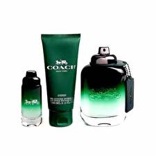 Coach Green Man Set Eau De Toilette 100ml & Eau De Toilette 15ml & All-over Shower Gel 100ml