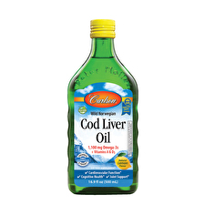 Carlson Cod Liver Oil Lemon Flavour 500ml