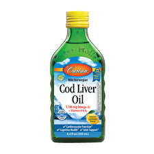 Carlson Cod Liver Oil Lemon Flavour 250ml