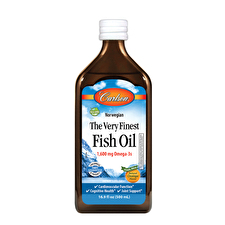 Carlson Fish Oil Omega 3's DHA and EPA Orange Flavour 500ml