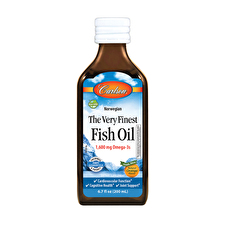 Carlson Fish Oil Omega 3's DHA and EPA Orange Flavour 200ml