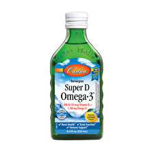 Carlson Super D Omega 3 Lemon Flavour 250ml