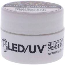 Cuccio Pro T3 Self Leveling Sparkle Gel Bling Rainbow Woman 0.25oz Nail Gel