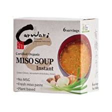 Carwari Organic Miso Soup Instant X 6 Serves (148.8g Net)
