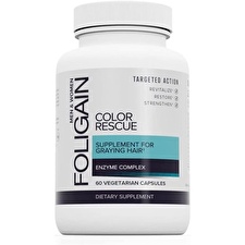 Foligain Color Rescue Supplement For Graying Hair Against Graying Hair 60 Tablets