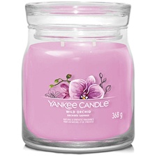 Yankee Candle Aromatic Candle Signature Glass Medium Wild Orchid 368 G