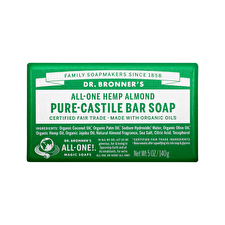 Dr. Bronners All-one Pure-castile Magic Bar Soap Almond 140g