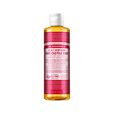 Dr. Bronners Pure-castile Magic Soap Liquid (18-in-1) Rose 237ml