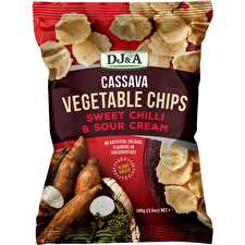 Cassava Vegetable Chips Sweet Chilli & Sour Cream 5x100g
