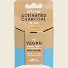 Smart Vegan Dental Floss Activated Charcoal Lemongrass 27m