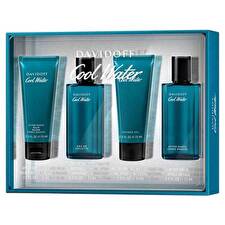 Davidoff Cool Water Man Set Eau De Toilette 75ml & As 75ml & Sg 75ml & Asb 75ml