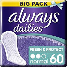 Always Panty Liners Daily Fresh Normal 60 Pcs