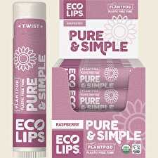 Lip Balm Display Pure & Simple Raspberry 24x4.25g