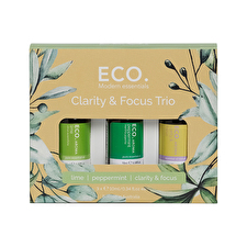 Eco Modern Essentials Aroma Essential Oil Trio Clarity & Focus 10ml x 3 Pack